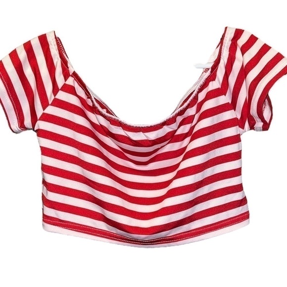STRIPED crop top - Picture 1 of 4